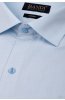 Detail látky modré pánské košile FORMAL Piero