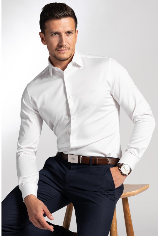 Pánská košile BANDI, model REGULAR DIVERO Bianco