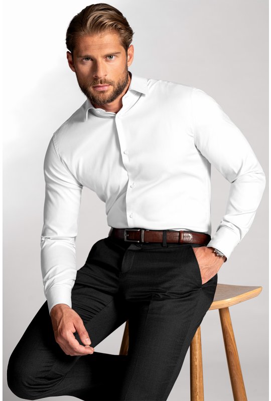 Pánská košile BANDI, model SLIM BELLORI Bianco