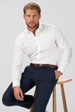 Pánská košile BANDI, model REGULAR CLEMENTIO Bianco